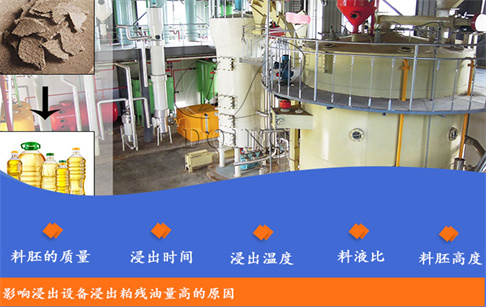 影響浸出設備浸出粕殘油量高的原因有哪些?