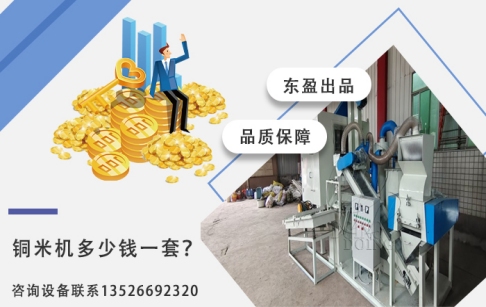銅米機多少錢一套？