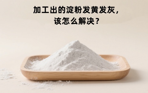 加工出的紅薯淀粉發(fā)黃、發(fā)灰？該怎么解決？